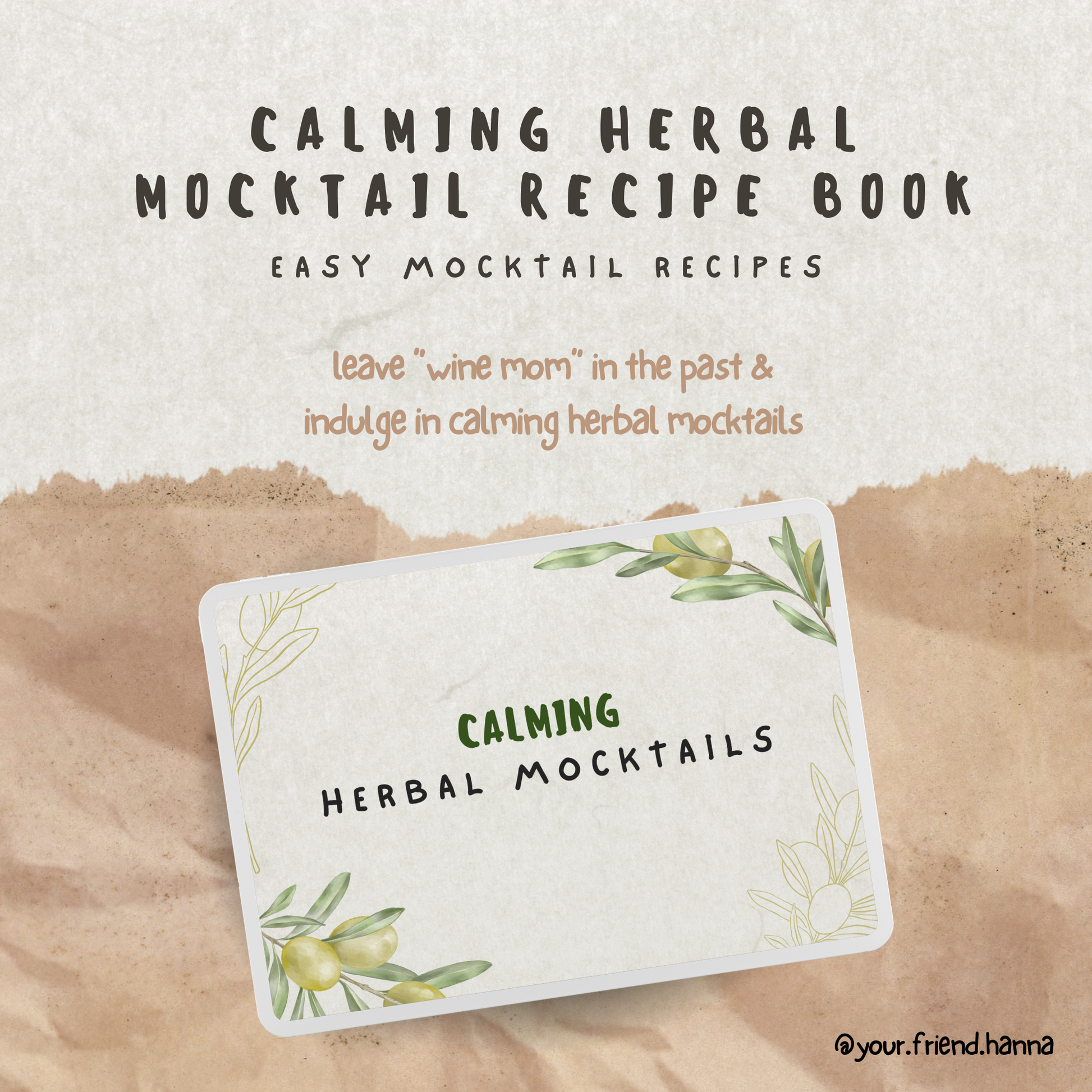 8 Calming Herbal Mocktail Recipes for Overstimulated Moms – Easy, refreshing drink recipes with stress-relieving herbs like lemon balm and lavender.